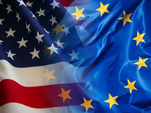 US and EU flag
